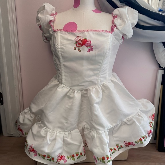 Dolls Kill Dresses & Skirts - Cheerful Spirits Fit N’ Flare Dress
 Care Bears x Strawberry Shortcake